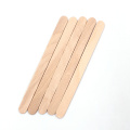 Disposable print logo ice cream marked stick wood material 114mm